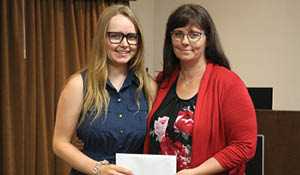 Student donates to Moosomin airport project at Chamber of Commerce meeting